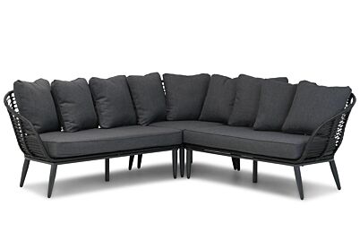 Coco Leonardo hoek loungeset 3-delig off black 