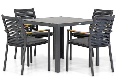 Santika Giovane/Varano 90 cm dining tuinset 5-delig