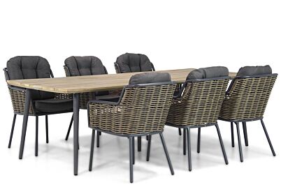 Santika Fasano/Montana 240 cm dining tuinset 7-delig