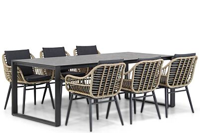 Coco Leonardo/Zaga 220 cm dining tuinset 7-delig