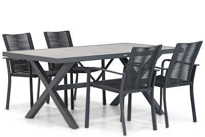 Santika Annisa/Crossley 185 cm dining tuinset 5-delig