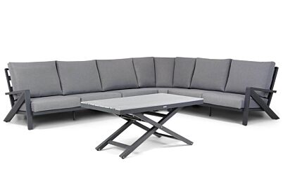 Santika Cinta/Pallazo 140 cm Gartenlounge Aluminium 5-delig