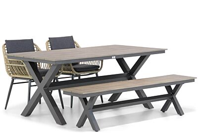 Coco Leonardo/Forest 180 cm dining tuinset 4-delig