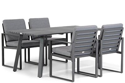 Santika Zaga/Villagio 170 cm dining tuinset 5-delig