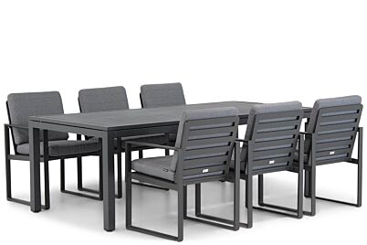 Santika Zaga/Concept 220 cm dining tuinset 7-delig