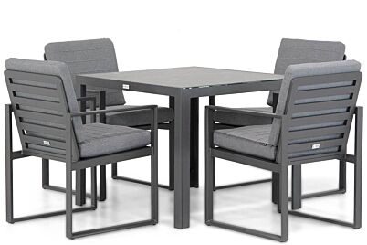 Santika Zaga/Varano 90 cm dining tuinset 5-delig