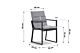 Lifestyle Treviso/Forest 180 cm dining tuinset 4-delig