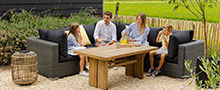 Lounge dining set hout Kategoriebild